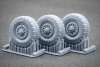 ScaleX WM 72002S Himars Sagged wheel set (for Foreart, Meng) 1/72